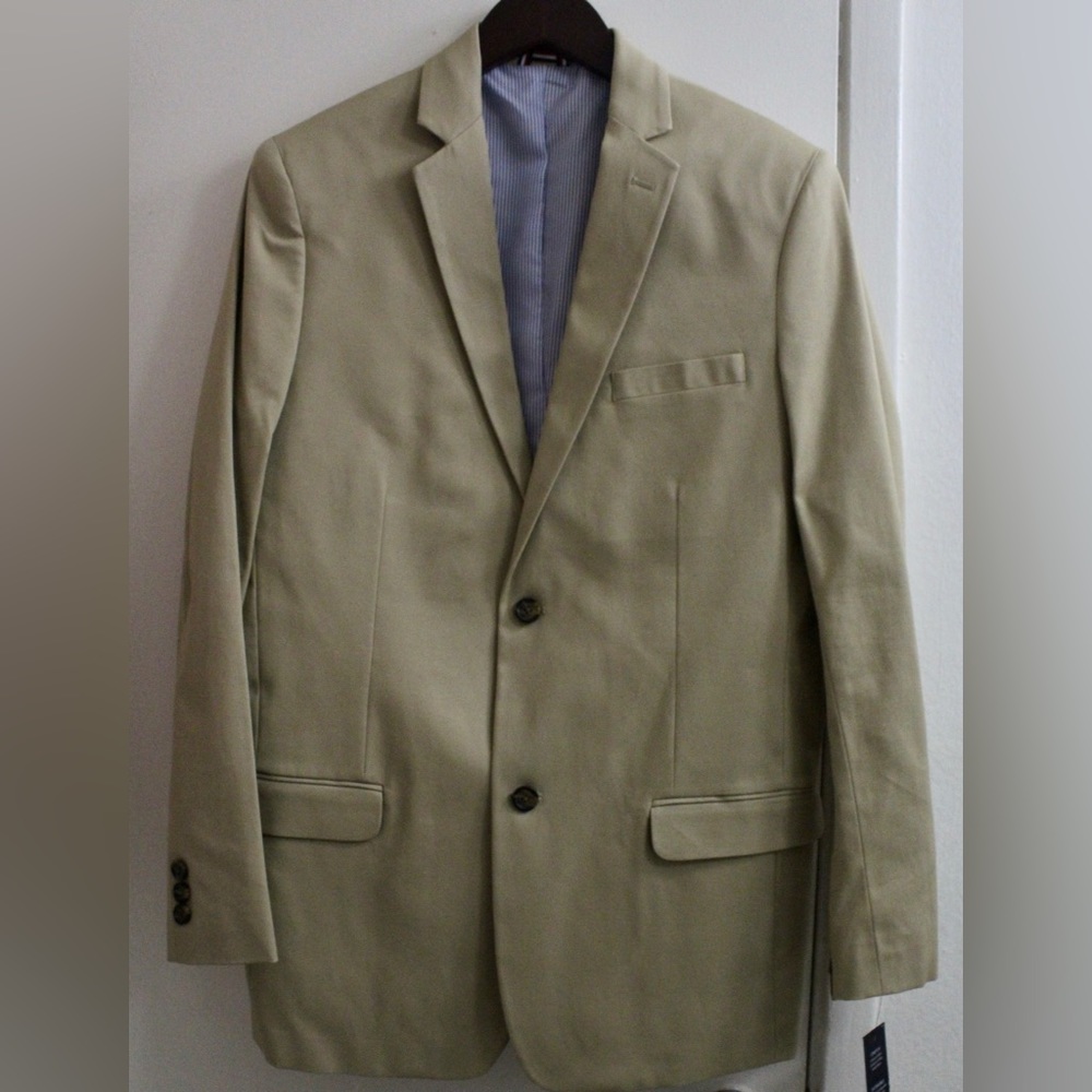Tommy Hilfiger Boys Khaki Blazer (Size 20, Khaki)